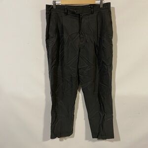 John W. Nordstrom Black Dress Pants Flat Front